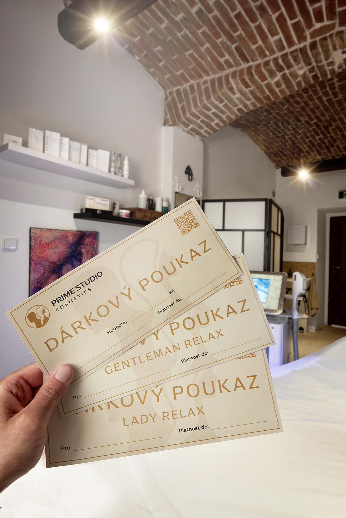 Dárkové poukazy Prime Studia